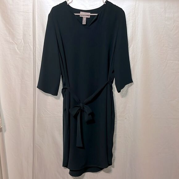 Emerald Green Joseph Ribkoff Knee Length Dress - Picture 1 of 8